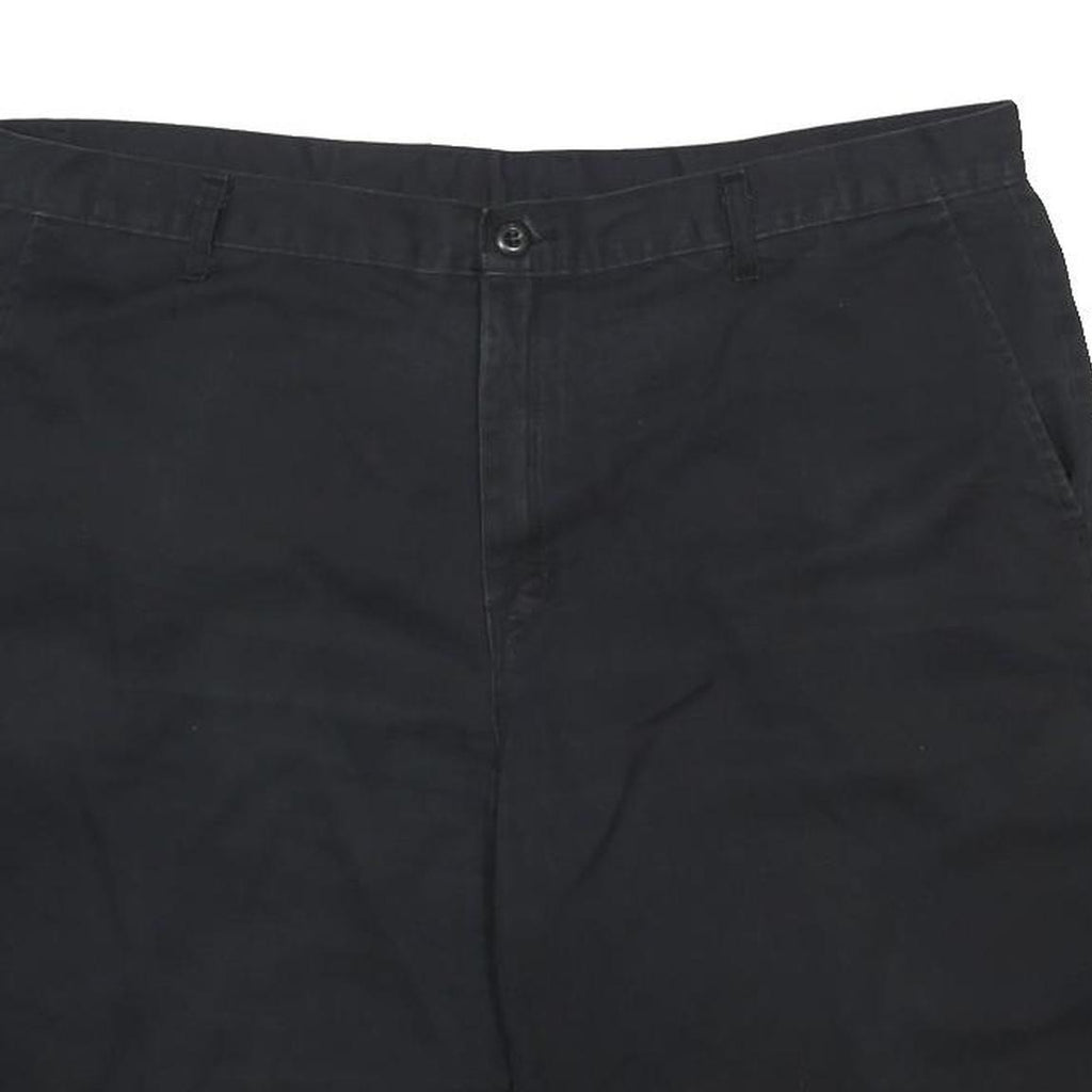 DICKIES Mens Black Casual Shorts 2XL W42 Cotton Blend Workwear Comfortable Fit