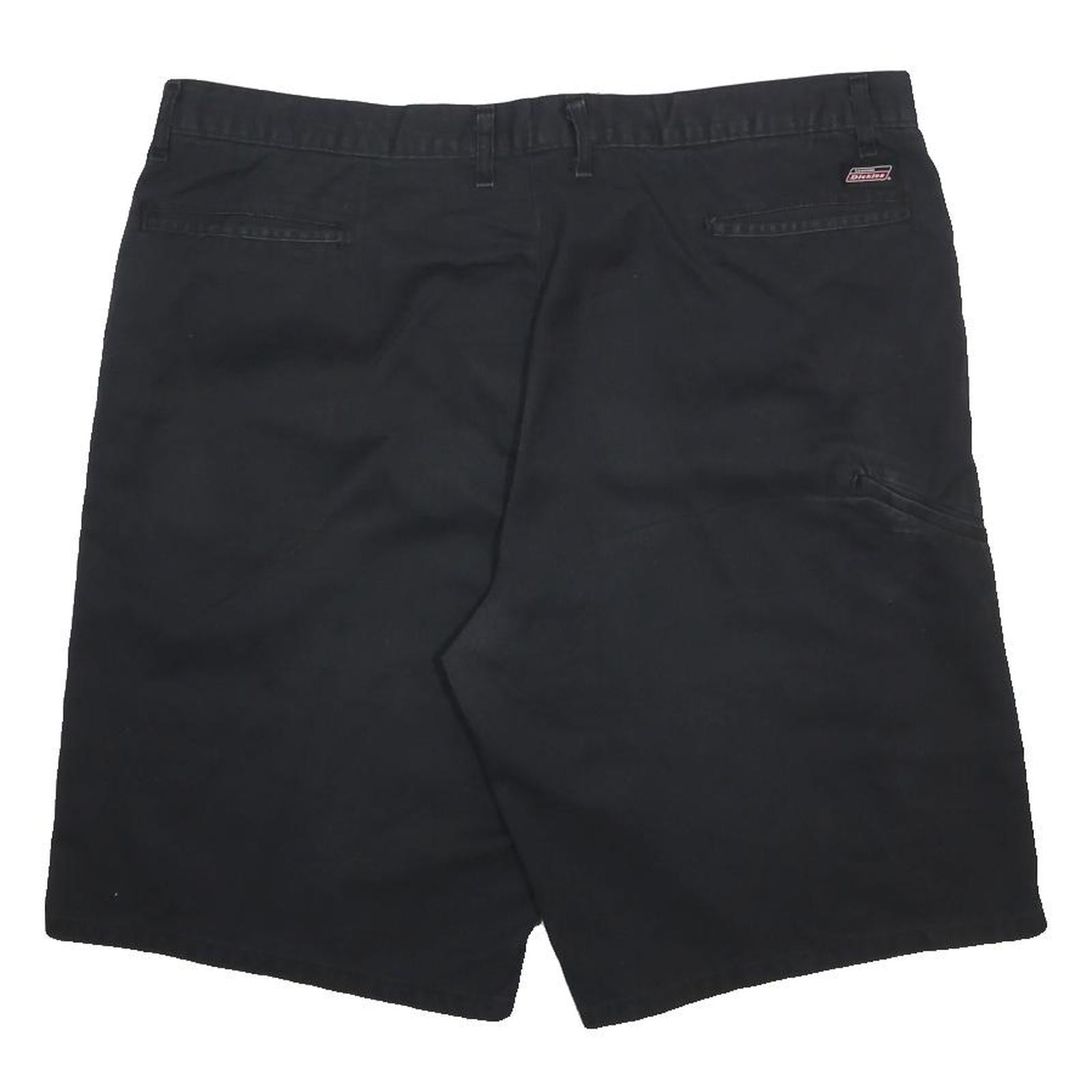 DICKIES Mens Black Casual Shorts 2XL W42 Cotton Blend Workwear Comfortable Fit