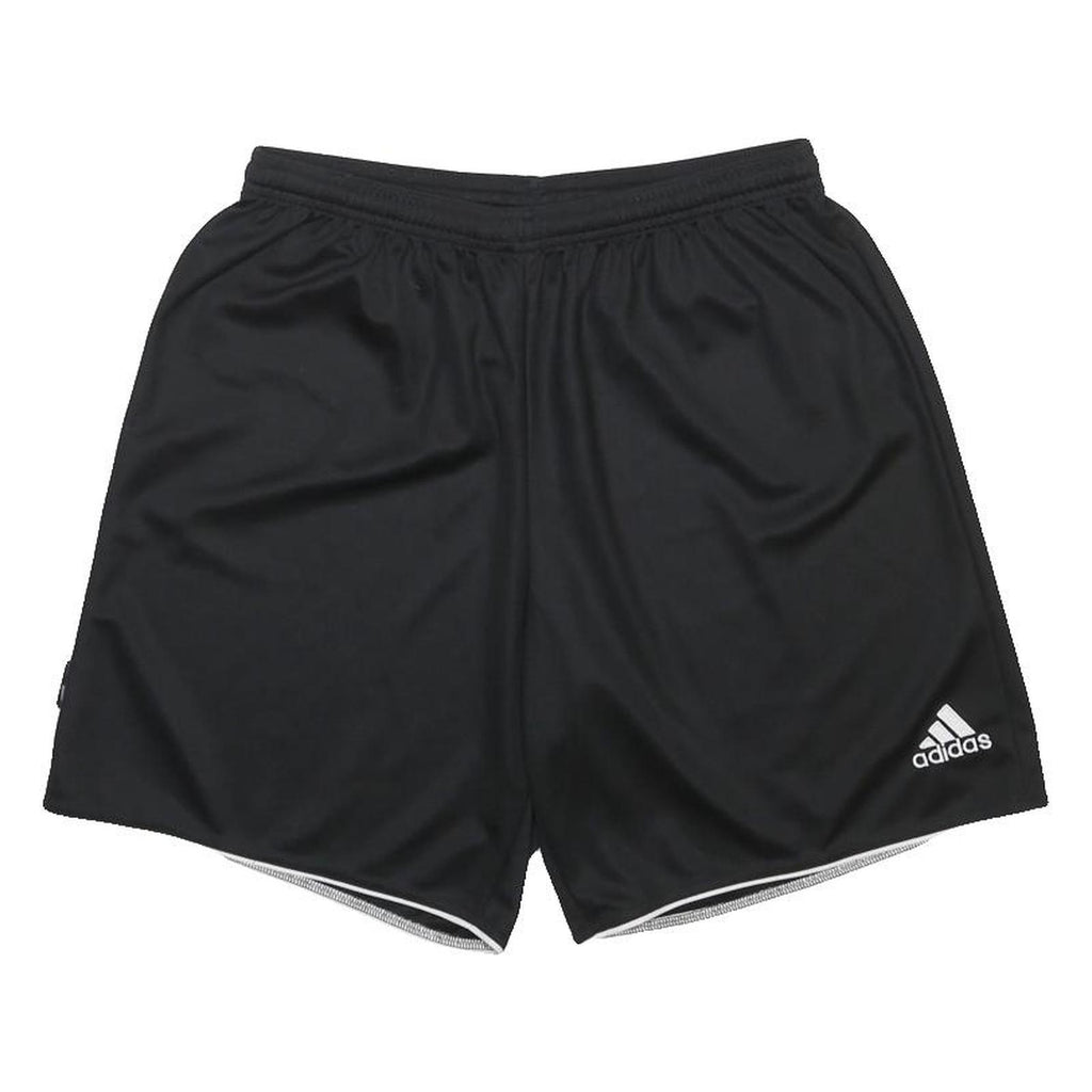 ADIDAS Mens Black Sports Casual Shorts L W28 Polyester Athletic Gymwear