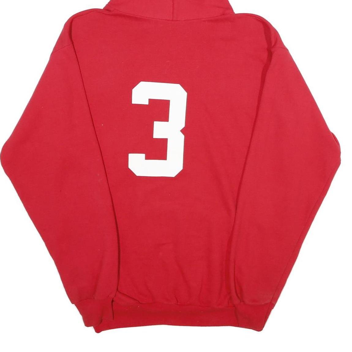 PORT AND COMPANY Mens Red Eastern Bullets Softball Hoodie M Casual Sportswear