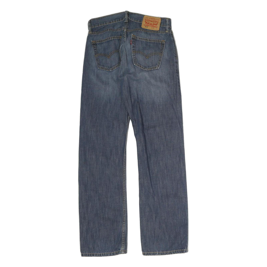 LEVI'S 514 Mens Jeans Blue Regular Straight Denim Medium W29 L32 Classic Fit