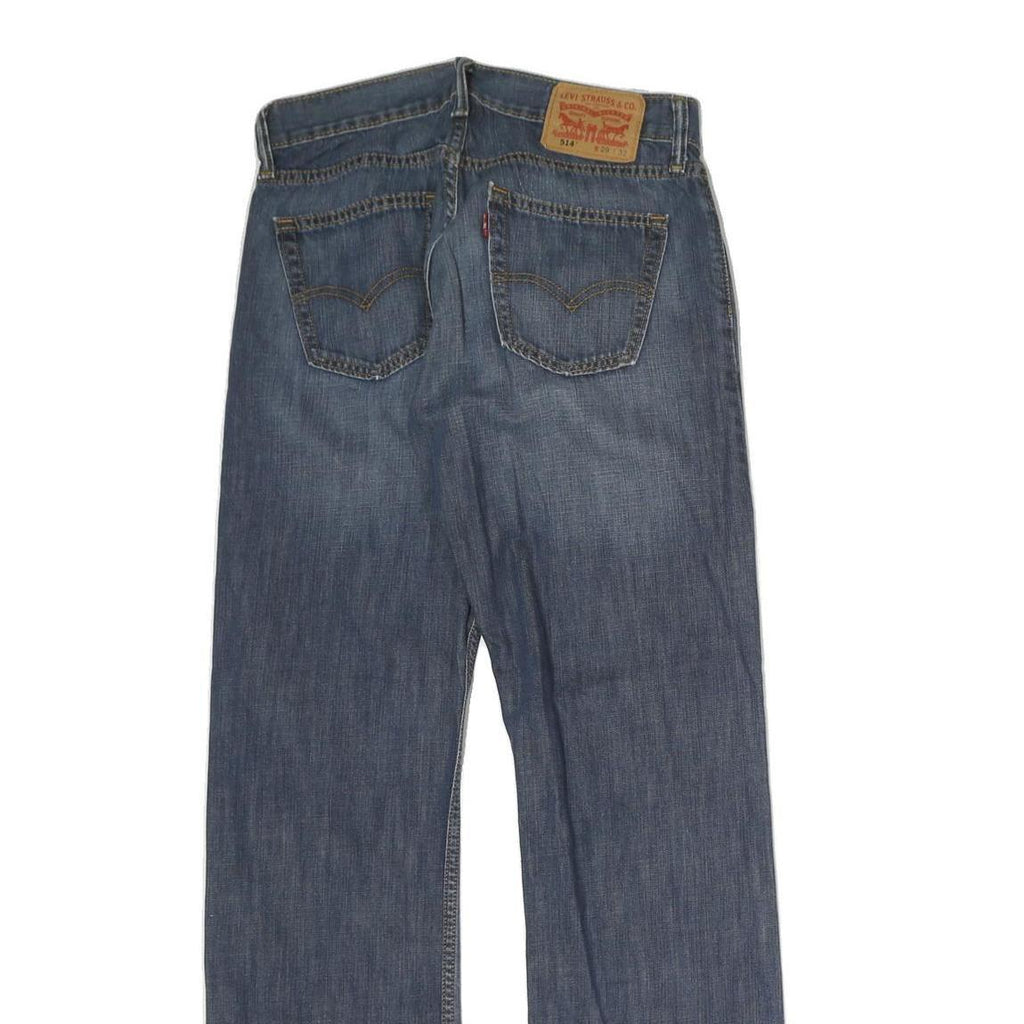 LEVI'S 514 Mens Jeans Blue Regular Straight Denim Medium W29 L32 Classic Fit
