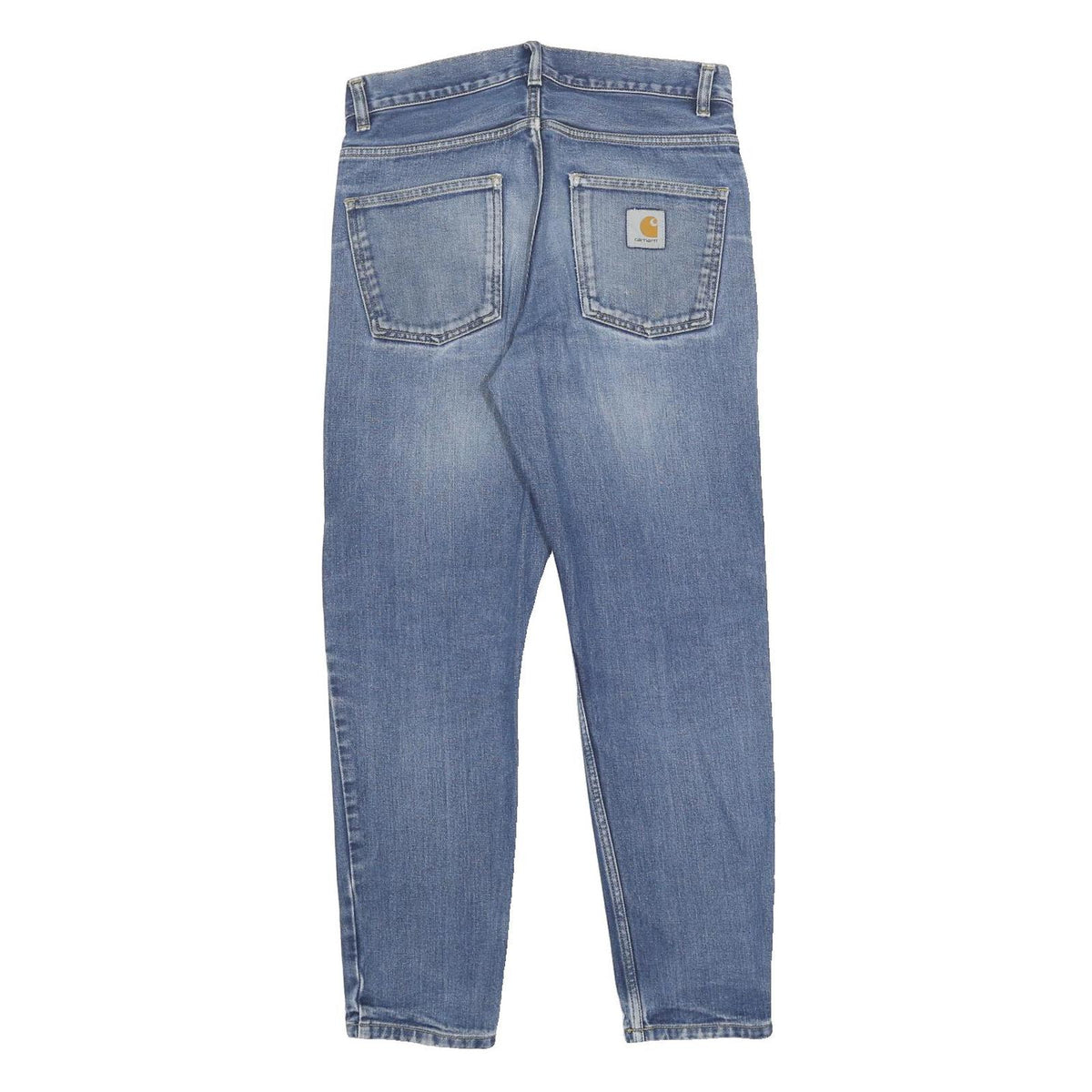 CARHARTT WIP Mens Jeans Blue Slim Skinny Denim Medium W28 L28 Casual Button