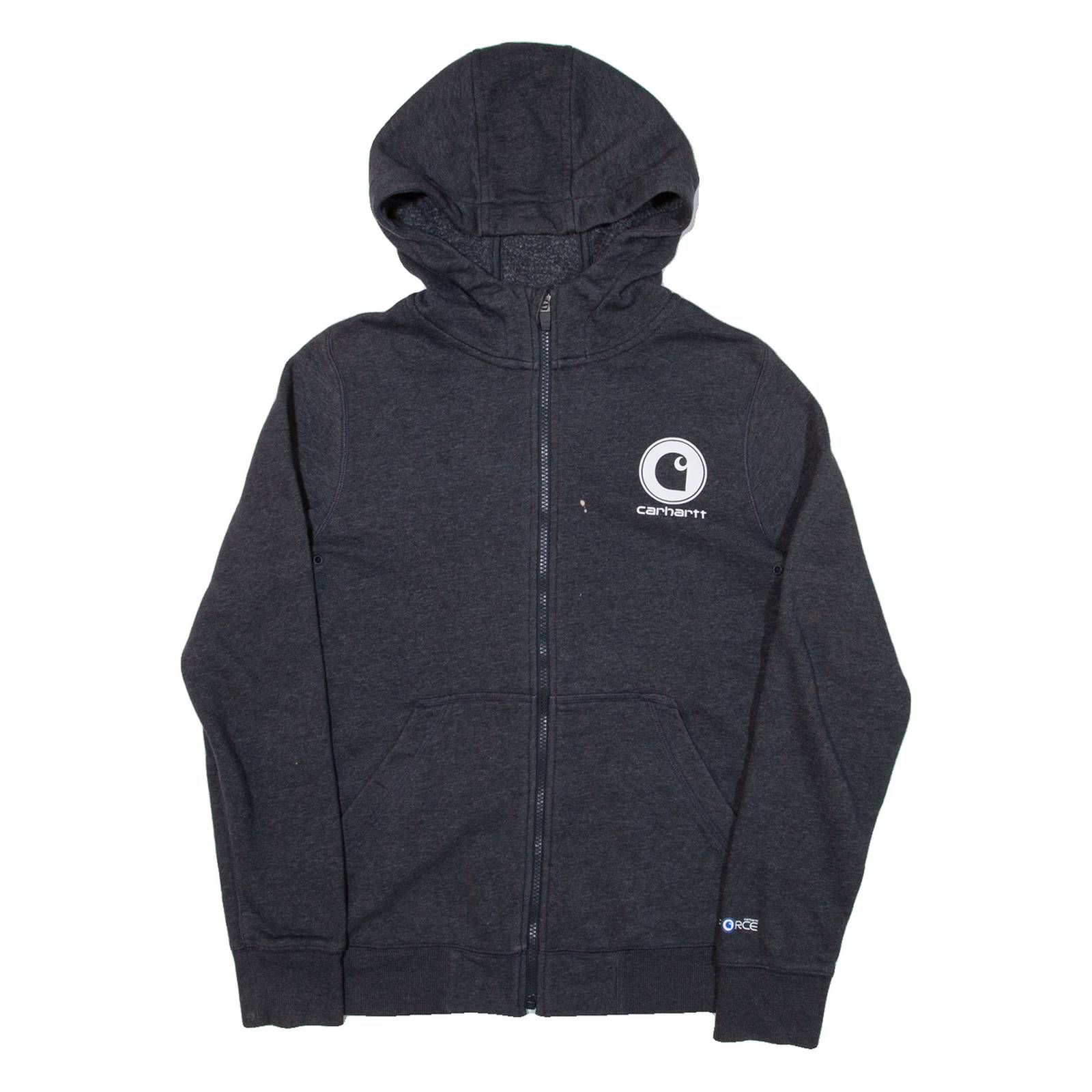 CARHARTT Womens Grey Hoodie Full Zip M