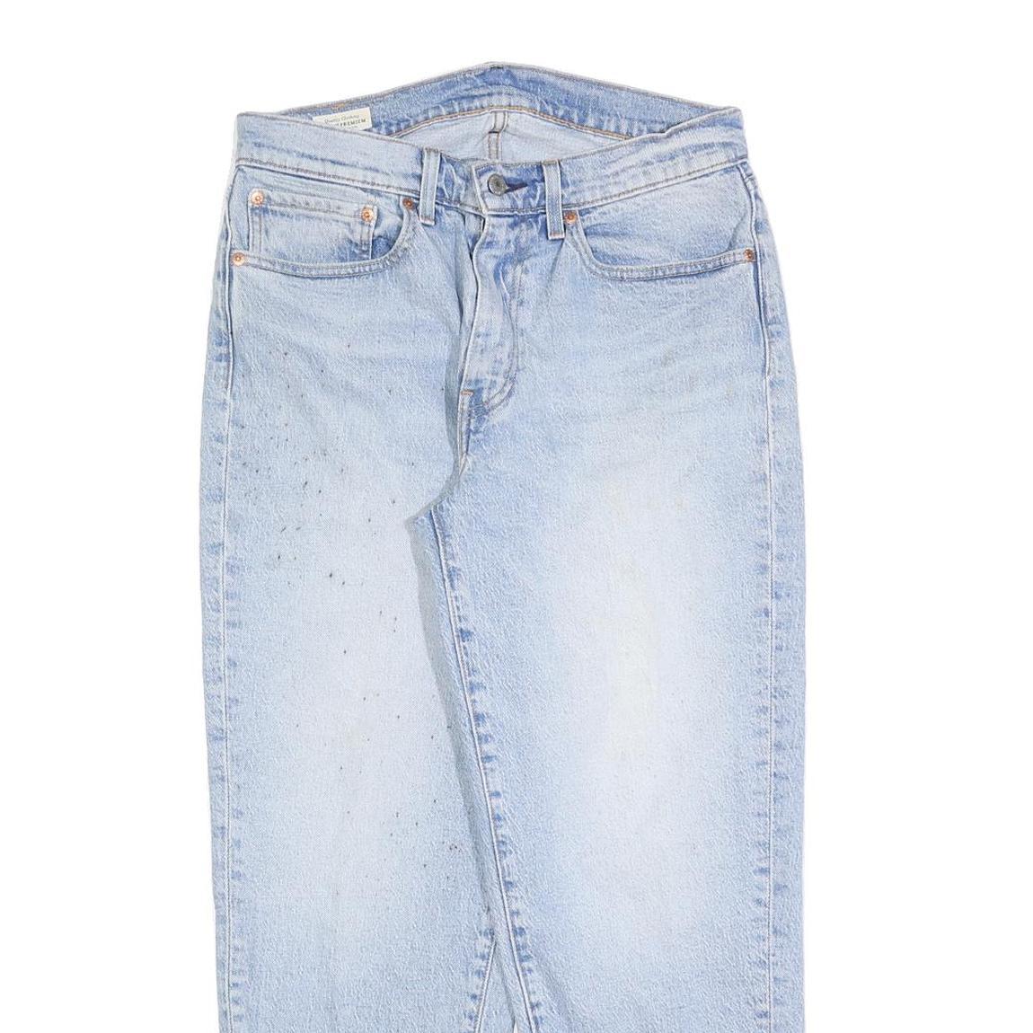 LEVI'S 562 Mens Blue Relaxed Tapered Denim Cotton Blend Light W31 L27 Casual