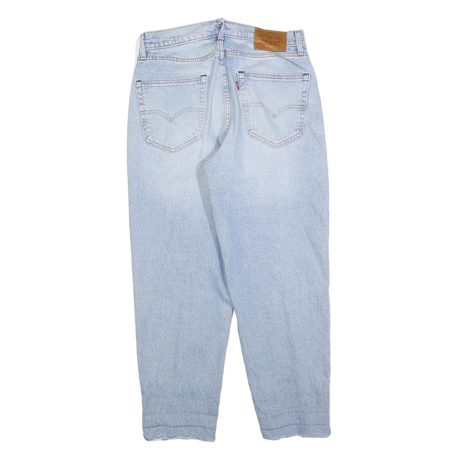 LEVI'S 562 Mens Blue Relaxed Tapered Denim Cotton Blend Light W31 L27 Casual