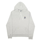 POLO RALPH LAUREN Mens Grey Hoodie M Cotton Blend Casual Pullover Hooded