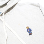 POLO RALPH LAUREN Mens Grey Hoodie M Cotton Blend Casual Pullover Hooded