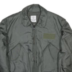 ALPHA INDUSTRIES CWU 45/P Flight Mens Green Bomber Jacket L Polyamide Military