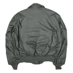 ALPHA INDUSTRIES CWU 45/P Flight Mens Green Bomber Jacket L Polyamide Military