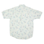GUY'S DIMPLE Mens Shirt Blue 90s Crazy Pattern XL