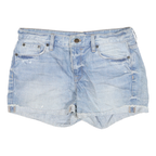 J CREW Womens Shorts Blue Denim Casual M W27 Cotton Blend Summer Wear