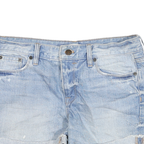 J CREW Womens Shorts Blue Denim Casual M W27 Cotton Blend Summer Wear