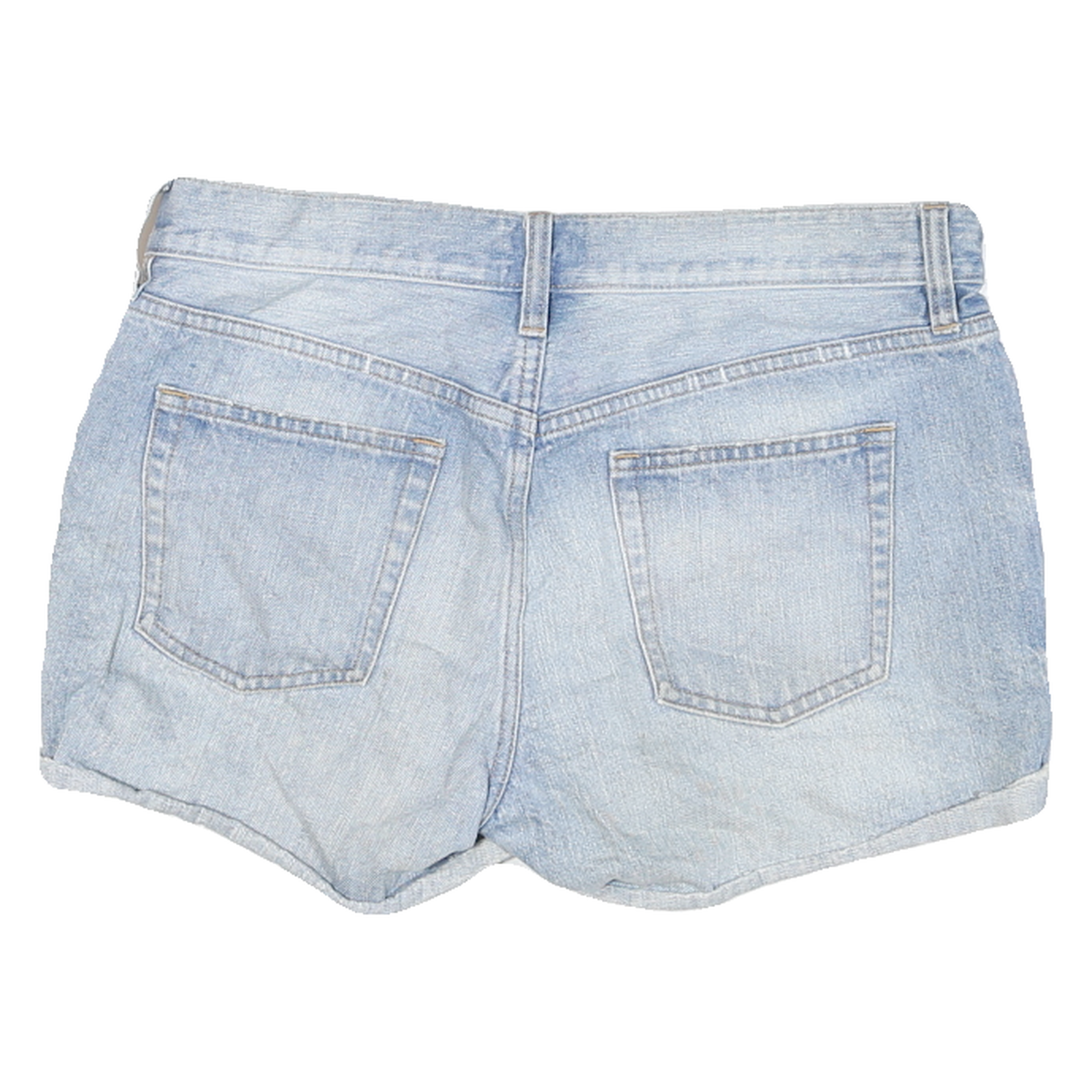 J CREW Womens Shorts Blue Denim Casual M W27 Cotton Blend Summer Wear