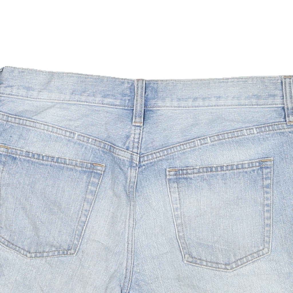 J CREW Womens Shorts Blue Denim Casual M W27 Cotton Blend Summer Wear