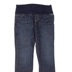 GAP Foldover Waist Womens Jeans Blue Regular Bootcut W32 L32
