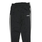 ADIDAS Mens Joggers Black White Slim Tapered S W28 L29 Three Stripes
