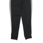 ADIDAS Mens Joggers Black White Slim Tapered S W28 L29 Three Stripes