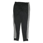 ADIDAS Mens Joggers Black White Slim Tapered S W28 L29 Three Stripes