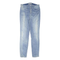 GUESS Womens Slim Light Blue Denim Jeans W28 L28 Stylish Zip Closure
