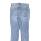 GUESS Womens Slim Light Blue Denim Jeans W28 L28 Stylish Zip Closure