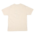UMBRO Mens Cream Football Authentics Graphic T-Shirt L Short Sleeve Crew Neck