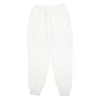 REEBOK Womens Joggers White Soft Cotton Blend M W24 L28 Comfortable Casual