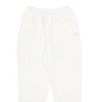 REEBOK Womens Joggers White Soft Cotton Blend M W24 L28 Comfortable Casual