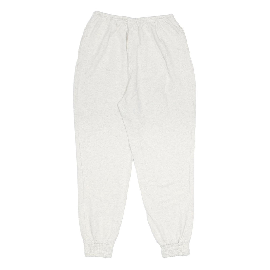 REEBOK Womens Joggers White Soft Cotton Blend M W24 L28 Comfortable Casual