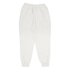 REEBOK Womens Joggers White Soft Cotton Blend M W24 L28 Comfortable Casual