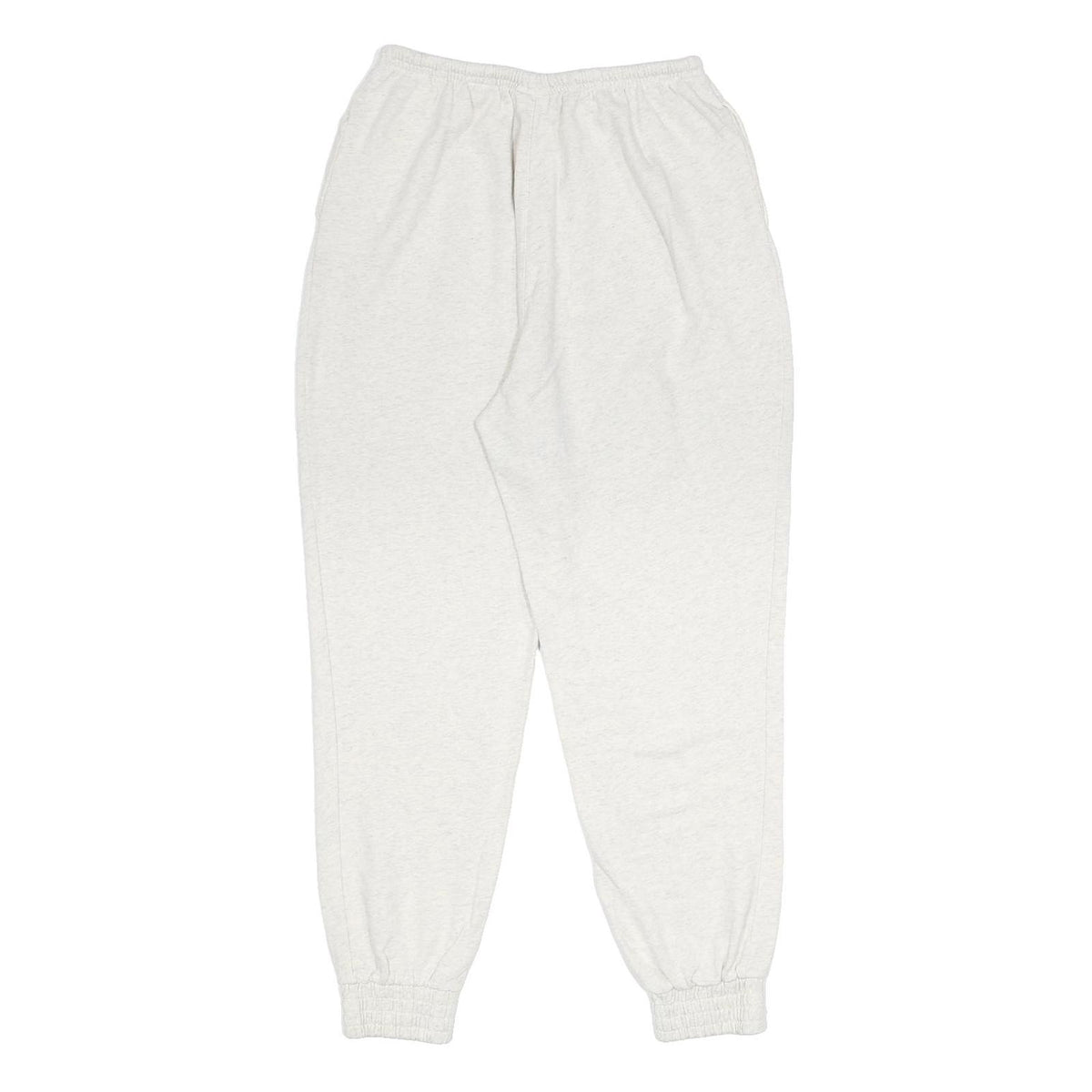 REEBOK Womens Joggers White Soft Cotton Blend M W24 L28 Comfortable Casual