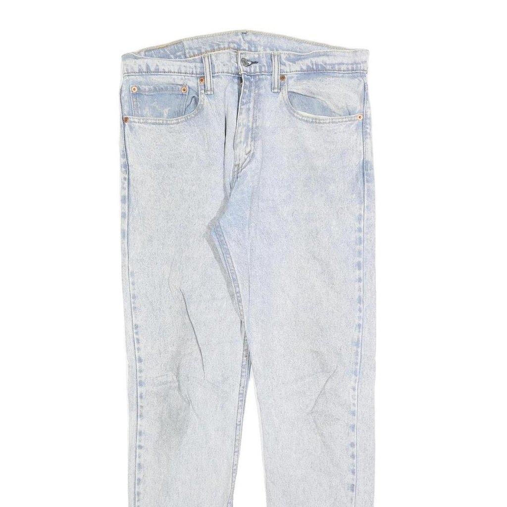 LEVI'S 512 Tapered Mens Jeans Blue Slim Tapered Denim Light W34 L31 Stylish