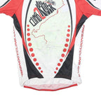 VOLER Mens White & Red Climb 2 Knob Graphic T-Shirt M Short Sleeve Crew Neck