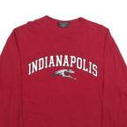 STEVE & BARRYS Mens Red University Of Indianapolis Graphic T-Shirt M Long Sleeve