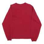STEVE & BARRYS Mens Red University Of Indianapolis Graphic T-Shirt M Long Sleeve