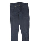 CARHARTT Mens Cotton Blend Navy Regular Straight Trousers W30 L33 Casual