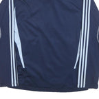 ADIDAS Mens Navy & Light Blue Sporting Jacket S Polyester Blend Zip Track
