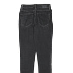 LEVI'S Womens Slim Black Denim Skinny Jeans Cotton Blend W24 L28 Stylish Fit