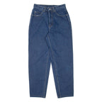 TEDDY'S Womens Jeans Blue Regular Mom 90s W25 L28