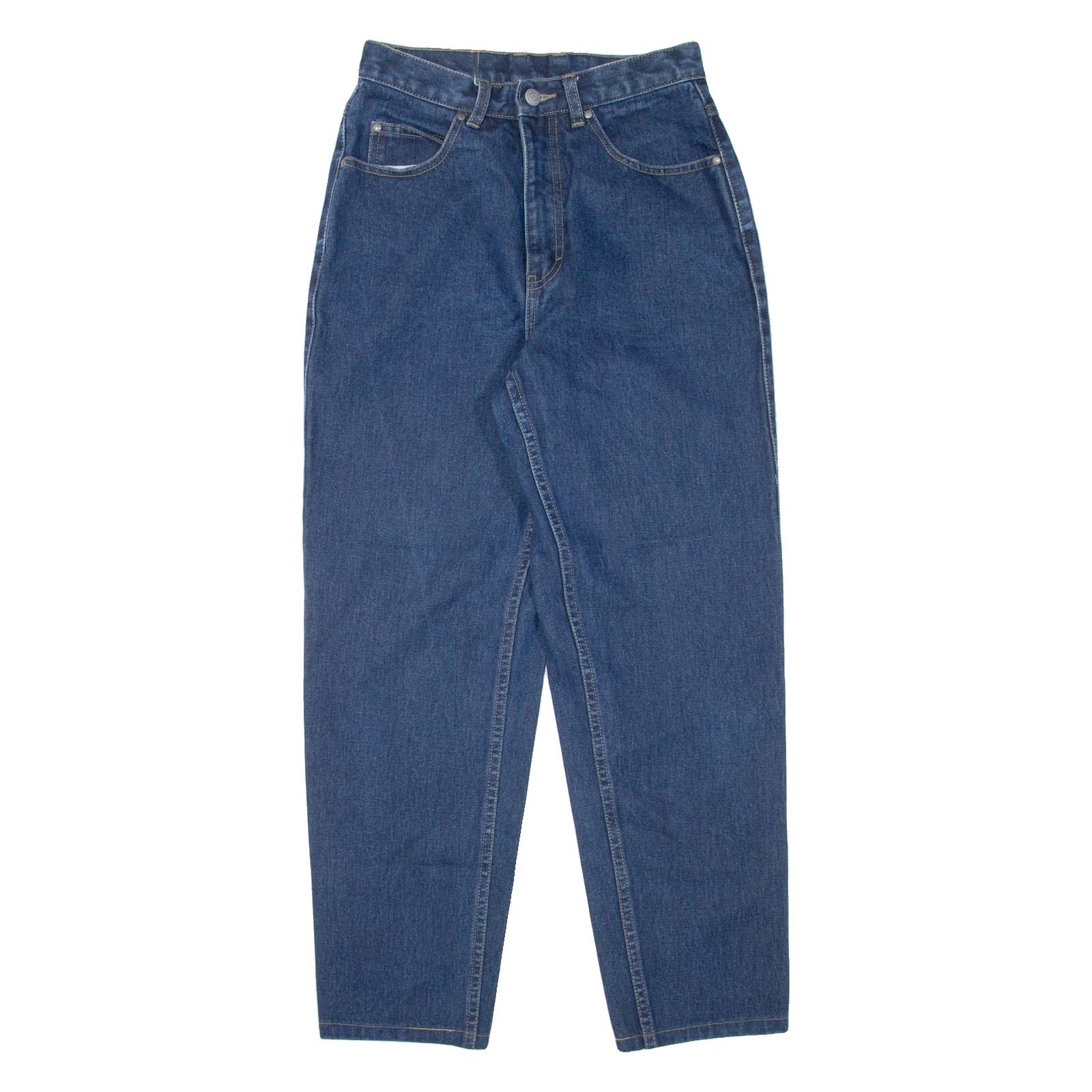 TEDDY'S Womens Jeans Blue Regular Mom 90s W25 L28