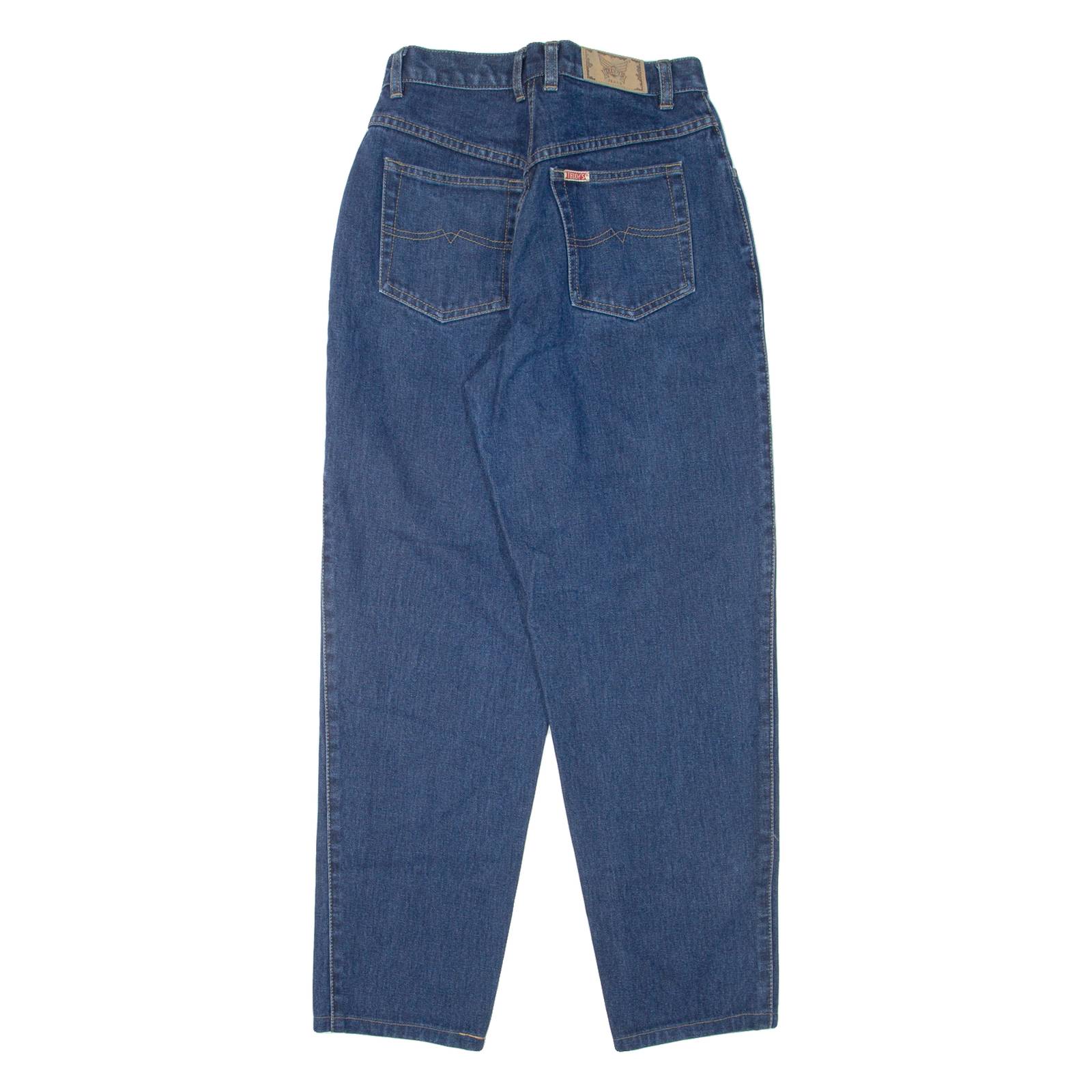TEDDY'S Womens Jeans Blue Regular Mom 90s W25 L28