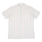 PRESIDENCE Mens Shirt White Striped M
