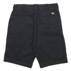 DICKIES Mens Black Casual Shorts M W32 Cotton Blend Flex Comfortable Workwear