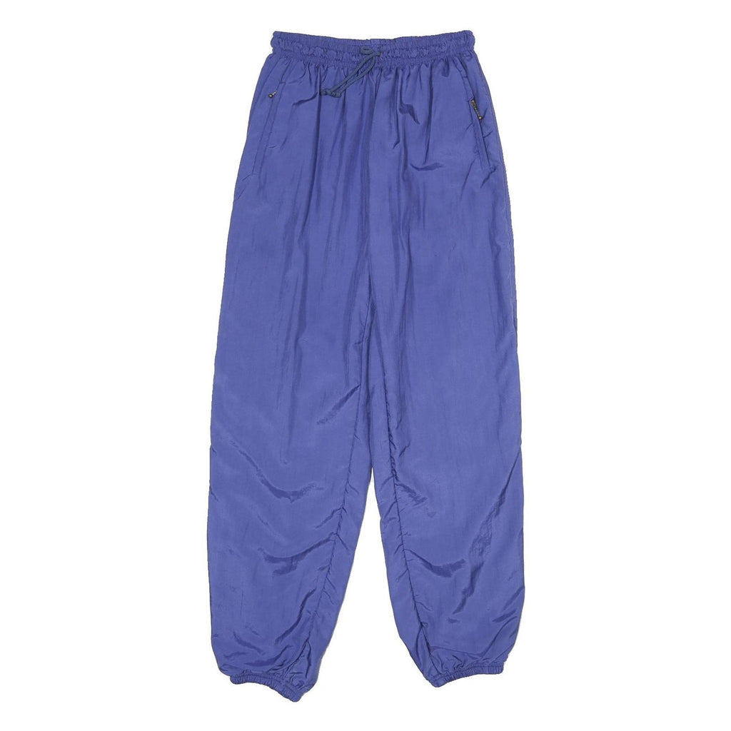 LOFFLER Womens Joggers Blue XL W26 L32 Casual Relaxed Tapered Fit Polyamide