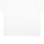 ELLESSE Mens White Graphic T-Shirt 2XL Short Sleeve Crew Neck Logo Casual Cotton