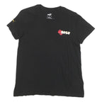 PUMA Womens Black Cotton Blend Graphic T-Shirt M Short Sleeve Crew Neck