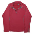 BERGHAUS Womens Red Jacket S Polyester Zip Plain Outdoor Sportswear Activewear