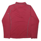 BERGHAUS Womens Red Jacket S Polyester Zip Plain Outdoor Sportswear Activewear