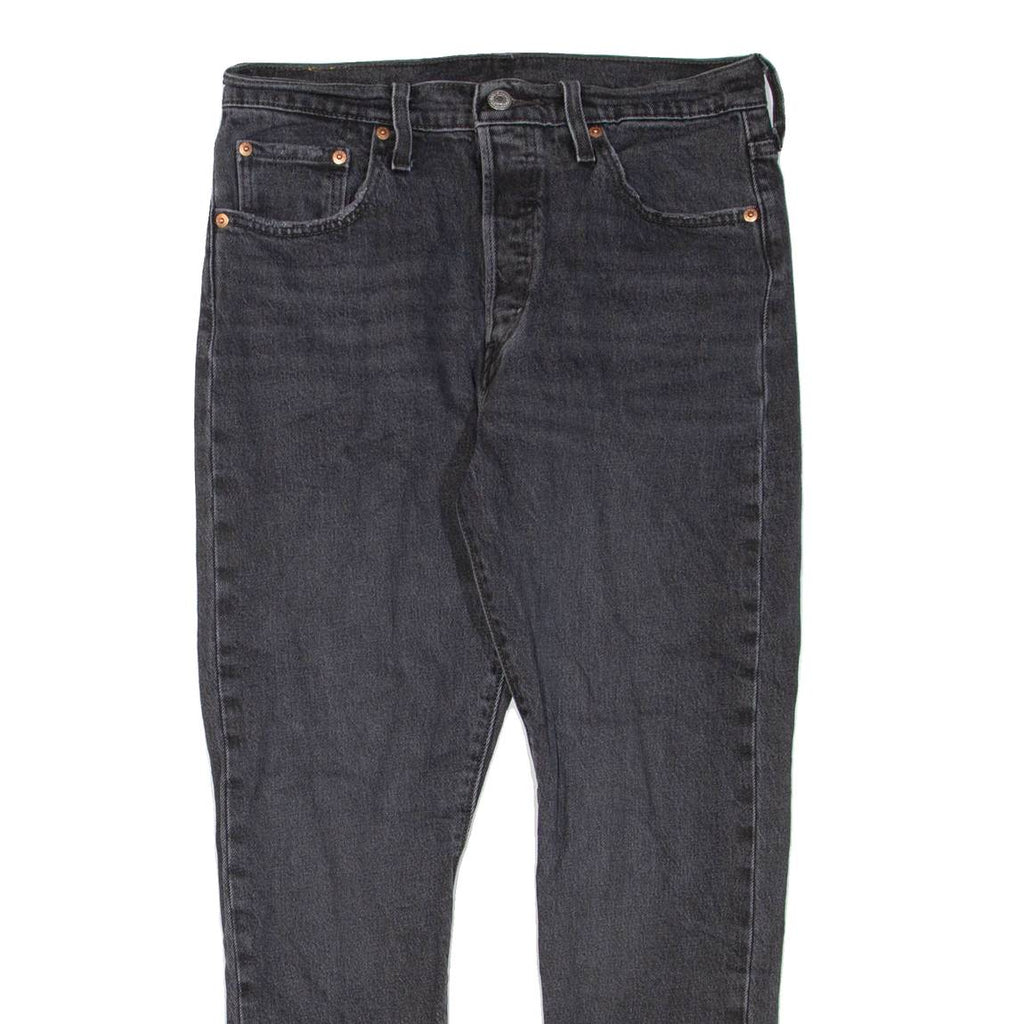 LEVI'S 501 Jeans Womens Grey Regular Straight W29 L28