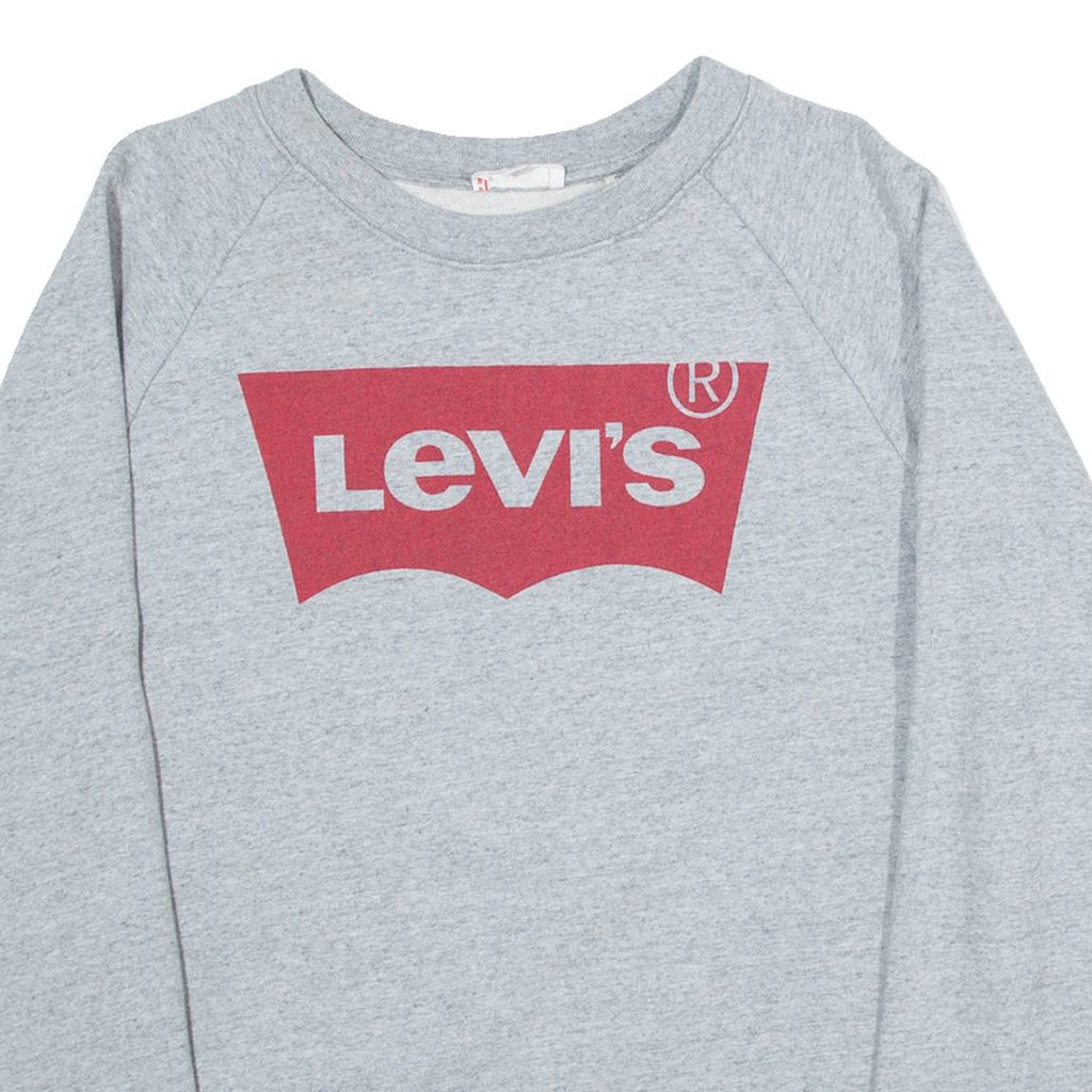 LEVI'S Womens Sweatshirt Grey XS